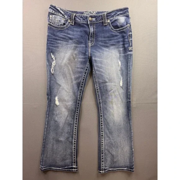 Miss Me Bootcut Jeans Women Blue The M Series Buckle Exclusive 33 - Picture 5 of 11